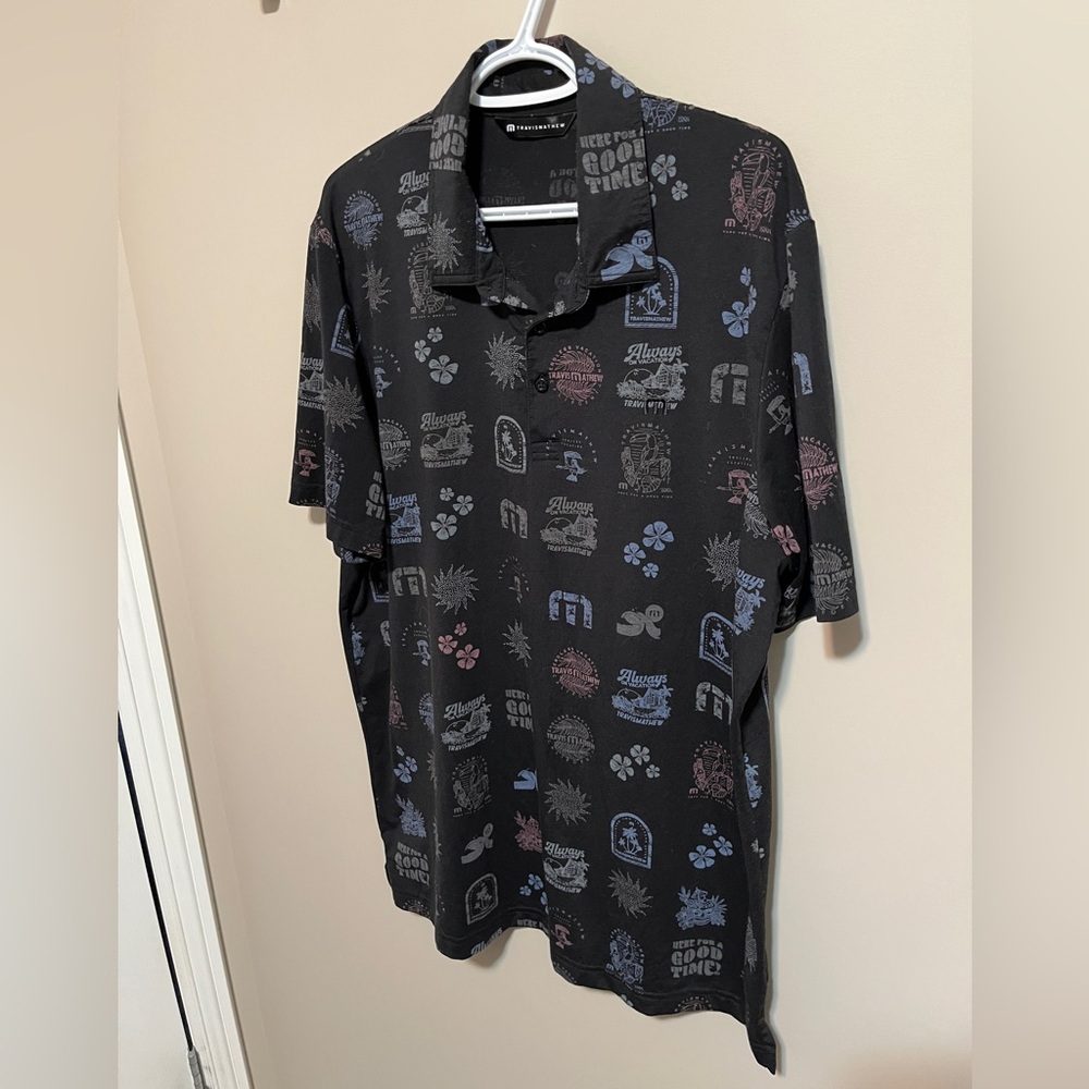 Travis Mathew Short-Sleeved Polo Shirt, size XL - Picture 5 of 9